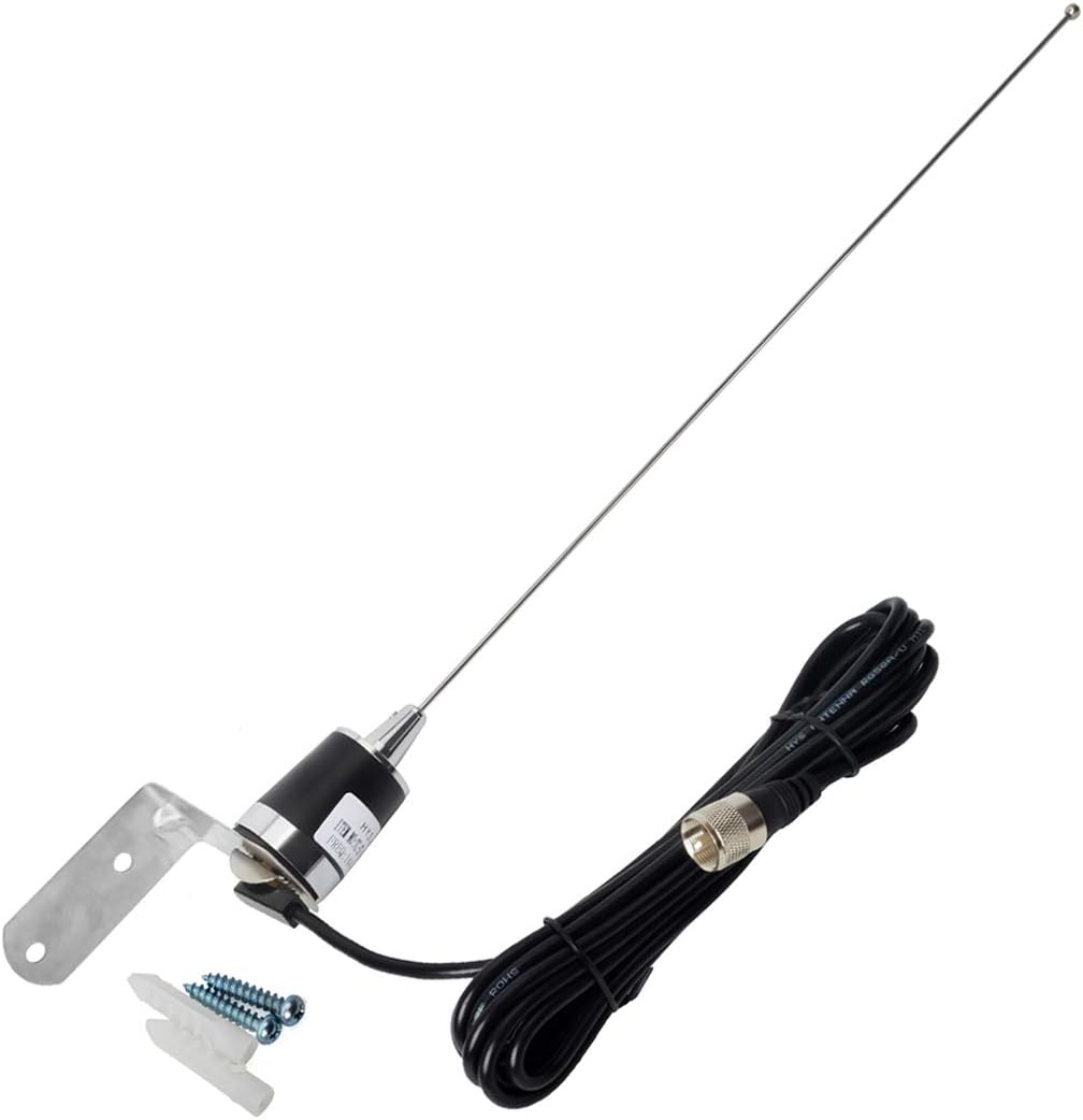 NMO Dual Band 144/430MHz Antenna with 13ft RG58 Coax Cable, Pack of 2 U707