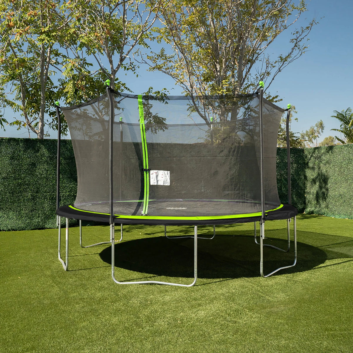 14ft Trampoline with Enclosure X498