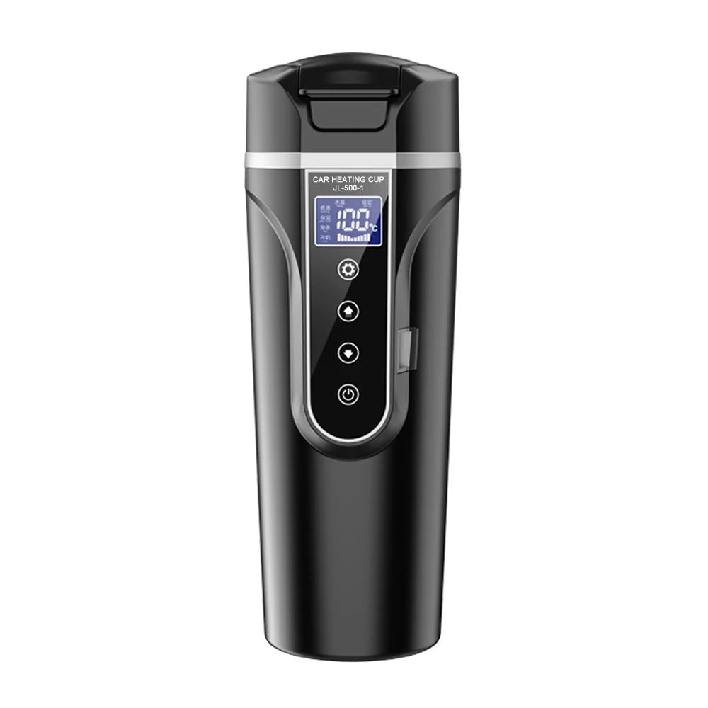 12.0V Car 24V Truck Heated Cup Electric Kettle with LCD Display C912