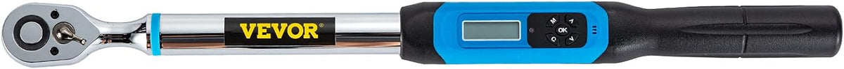 1/2 Drive Digital Torque Wrench 5-99.5 ft-lbs with Socket Set & Case L67706