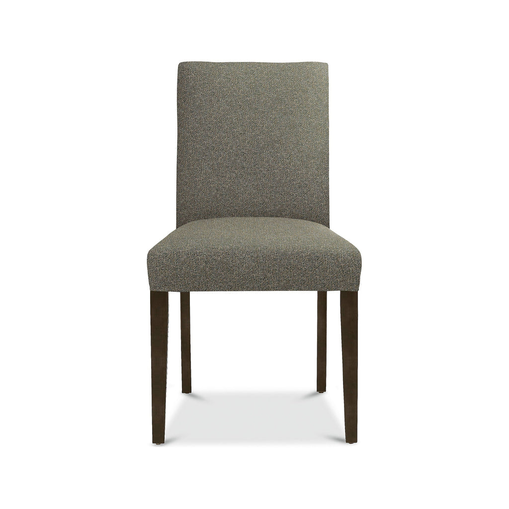 Modern Side Chair in Flint Cement Grey Fabric B4357