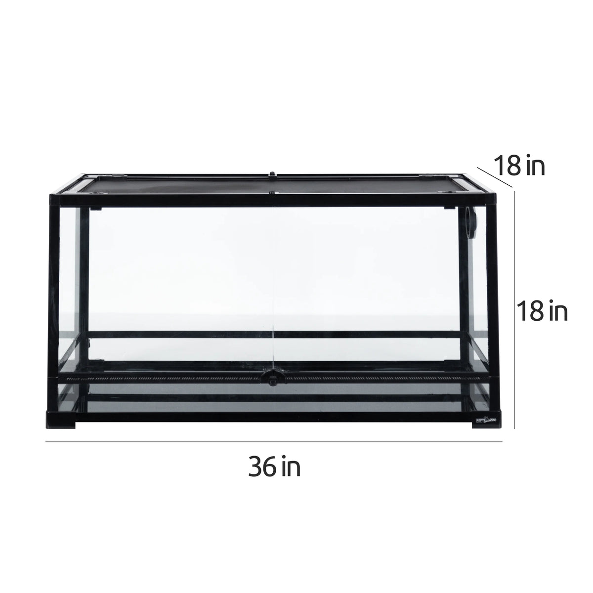 Glass Reptile Terrarium 50 Gallon 36" x 18" x 18" with Screen Ventilation X996
