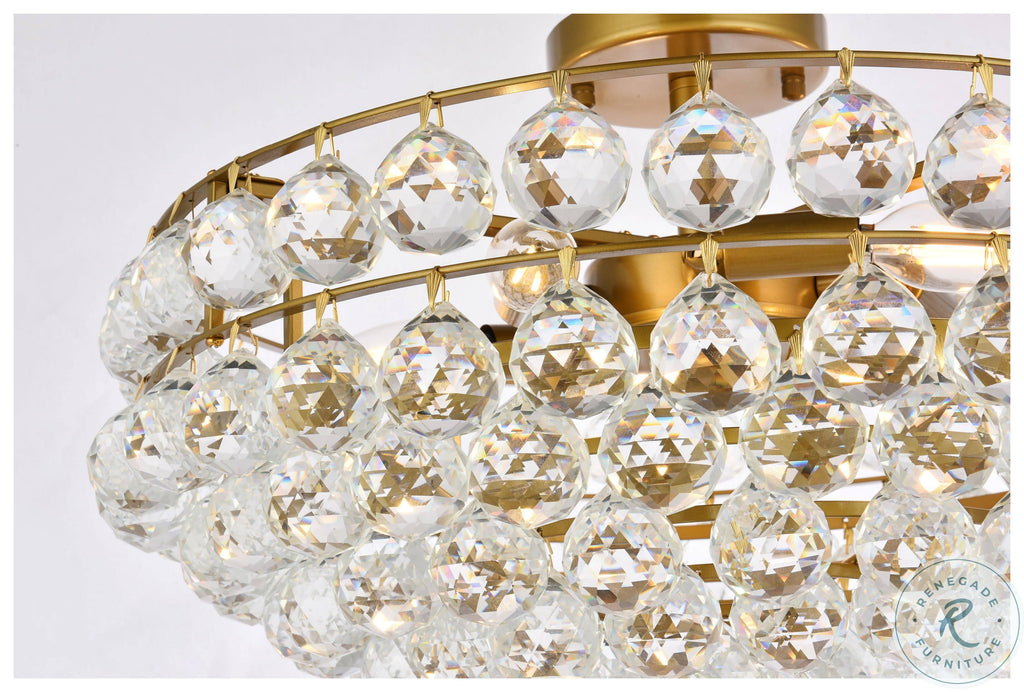 Brass Flush Mount B332