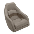 Pontoon Captain's Bucket Seat, Mocha Java/Mushroom/Cafe, 23.5 inch D x 22 inch W x 25.5 inch H D302