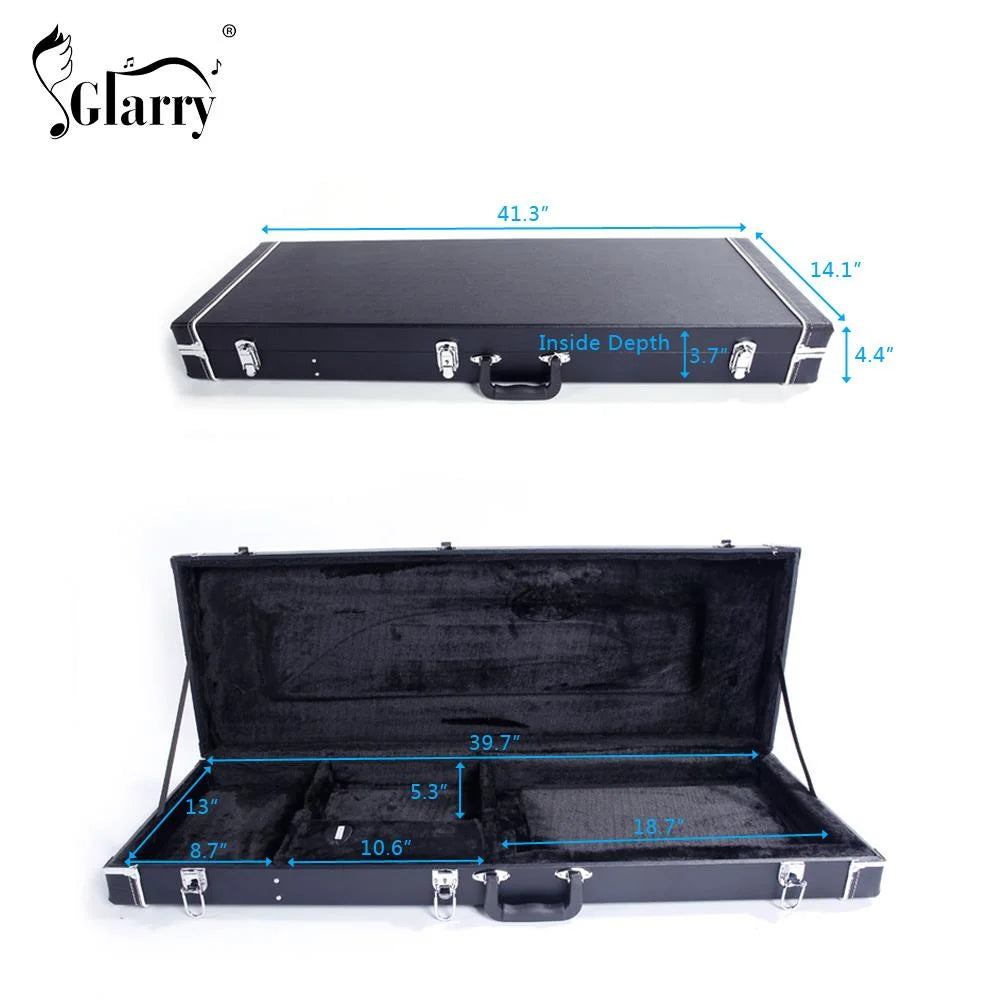 Black Electric Guitar Hard Shell Case N13408