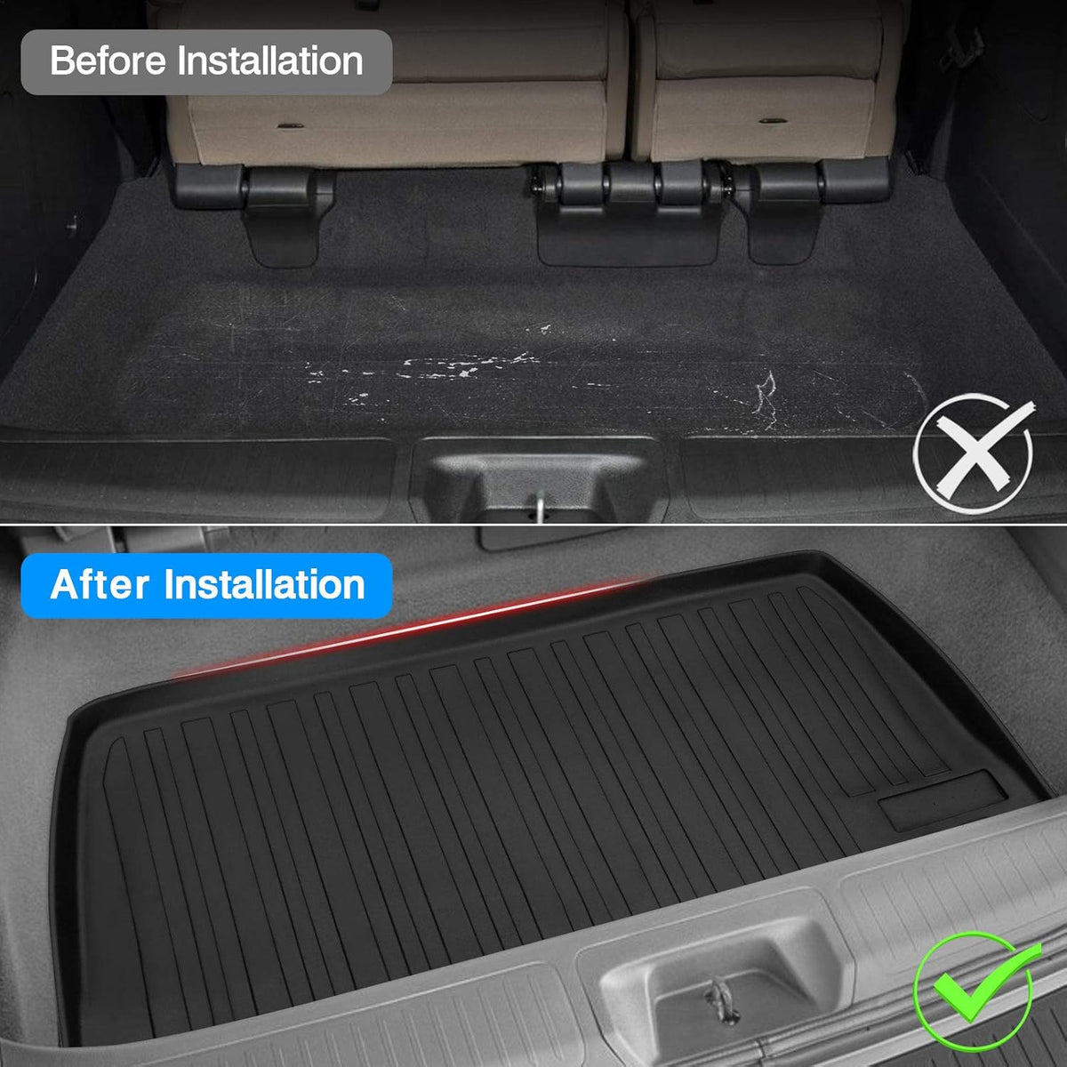 All Weather Cargo Trunk Liner Floor Mat O336835