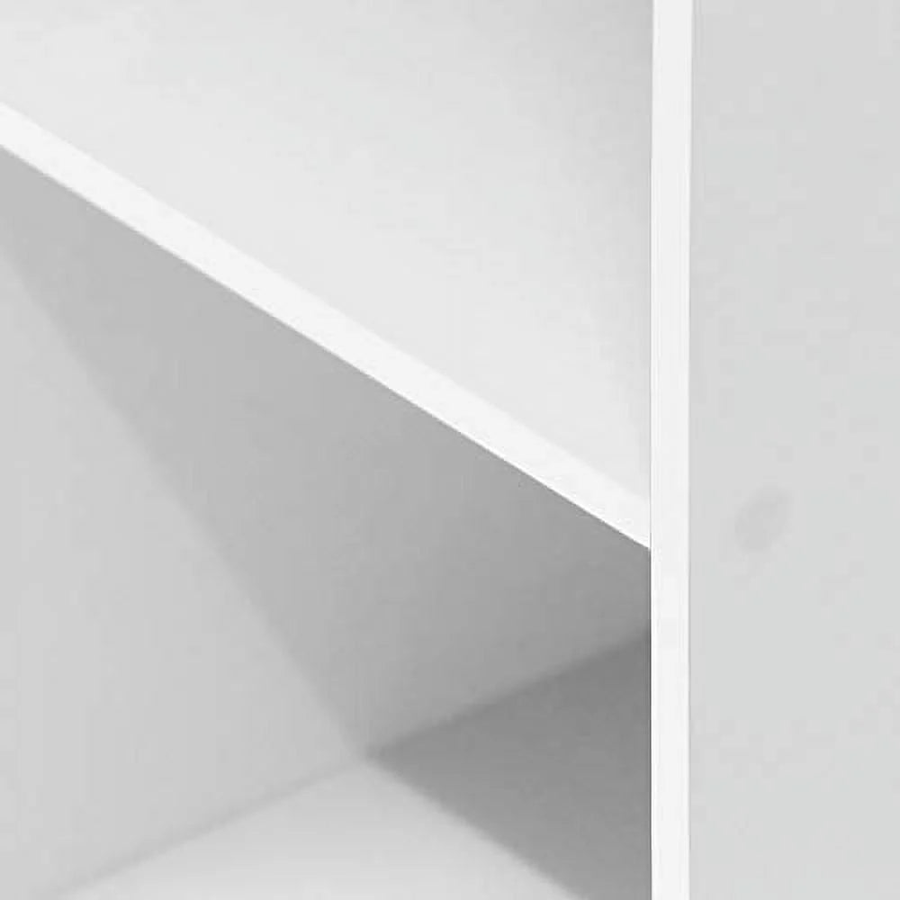 White 3 Tier Open Shelf Bookcase K31952