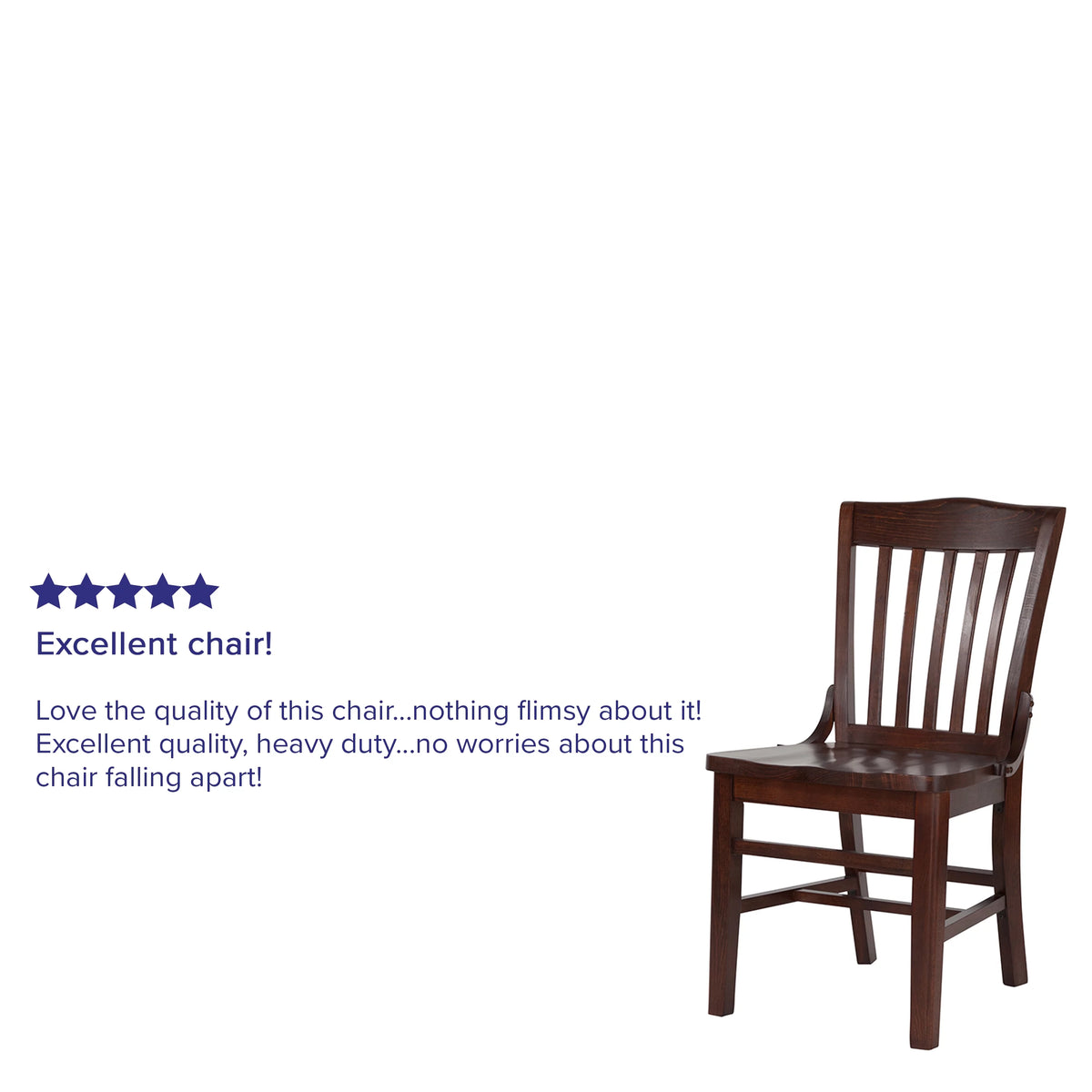 Walnut Wood Restaurant Chair Z599057