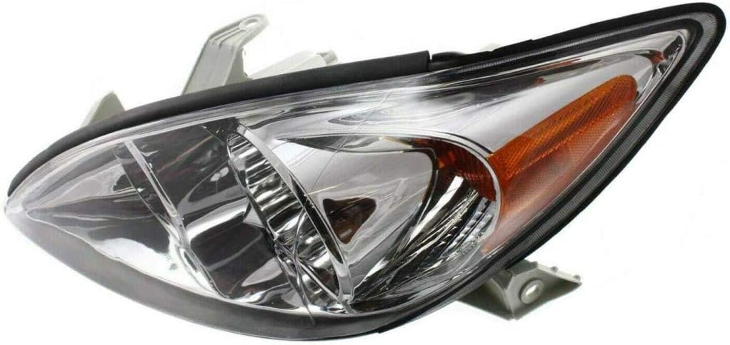 Chrome Headlight Assembly Pair for Toyota Camry 2002-2004 L99044