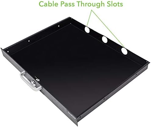 19 Inch Rack Mount Lockable Deep Drawer 1U K5581