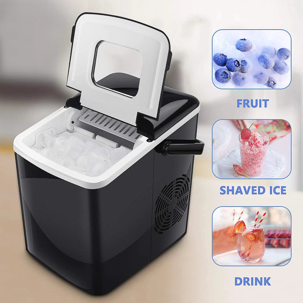 Portable Ice Maker with 2 Optional Ice Cube Sizes P171627