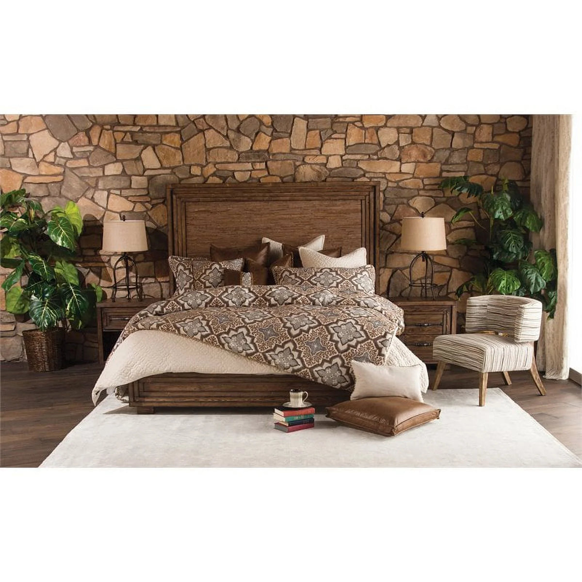 Queen Panel Bed Z31875