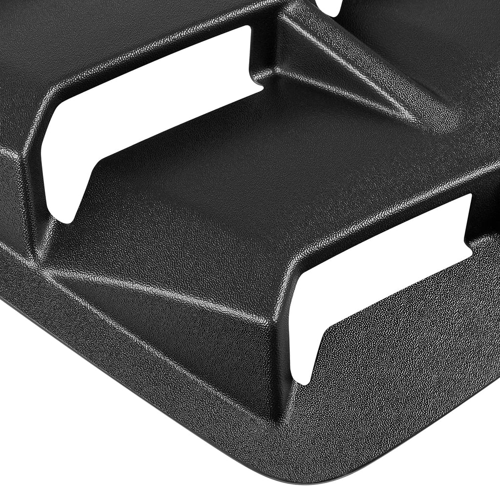 Rear Window Louver Sunshade Cover ABS Matte Black L495
