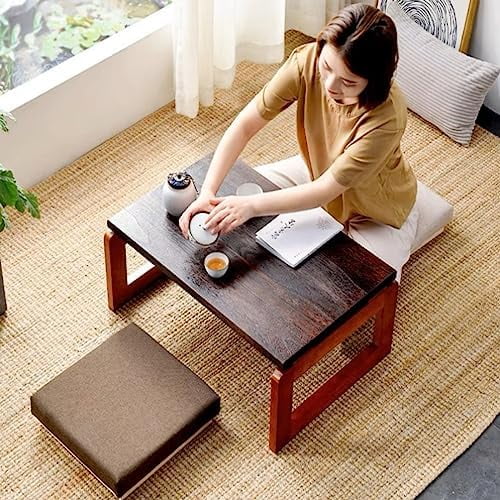 Walnut Oval Nesting Coffee Table Set of 2 with Metal Legs B7276