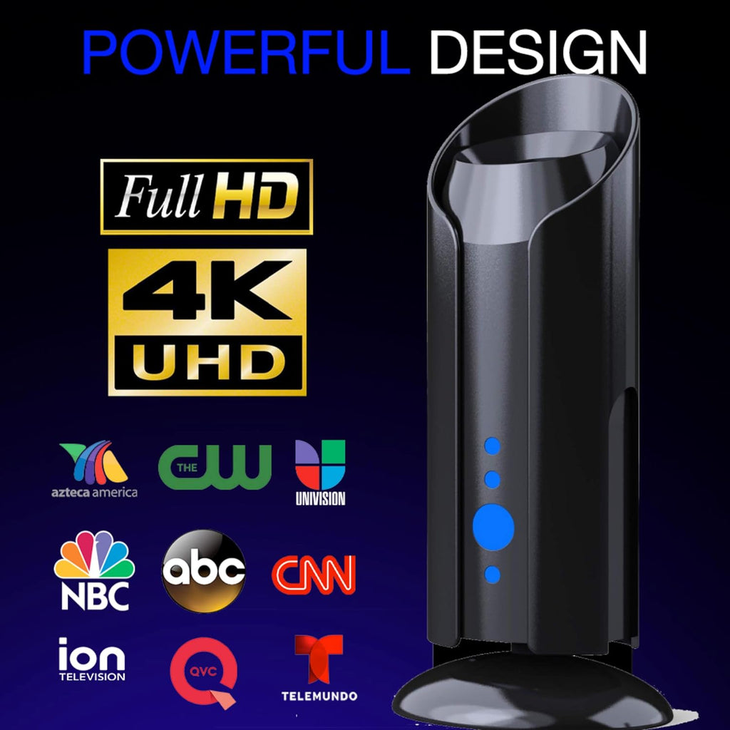 Digital Amplified Outdoor Indoor TV Antenna with 16ft Coaxial Cable E891
