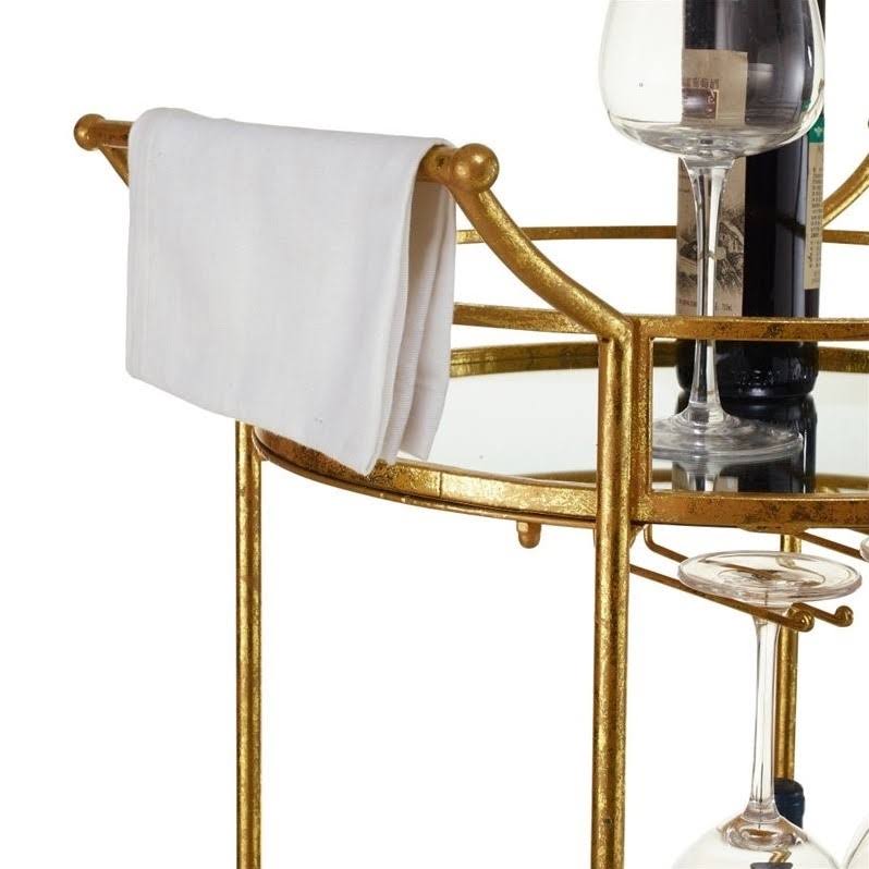 Gold Metal Bar Cart G886675