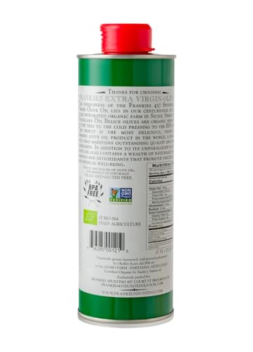 Organic Extra Virgin Olive Oil 33.8 fl oz H202