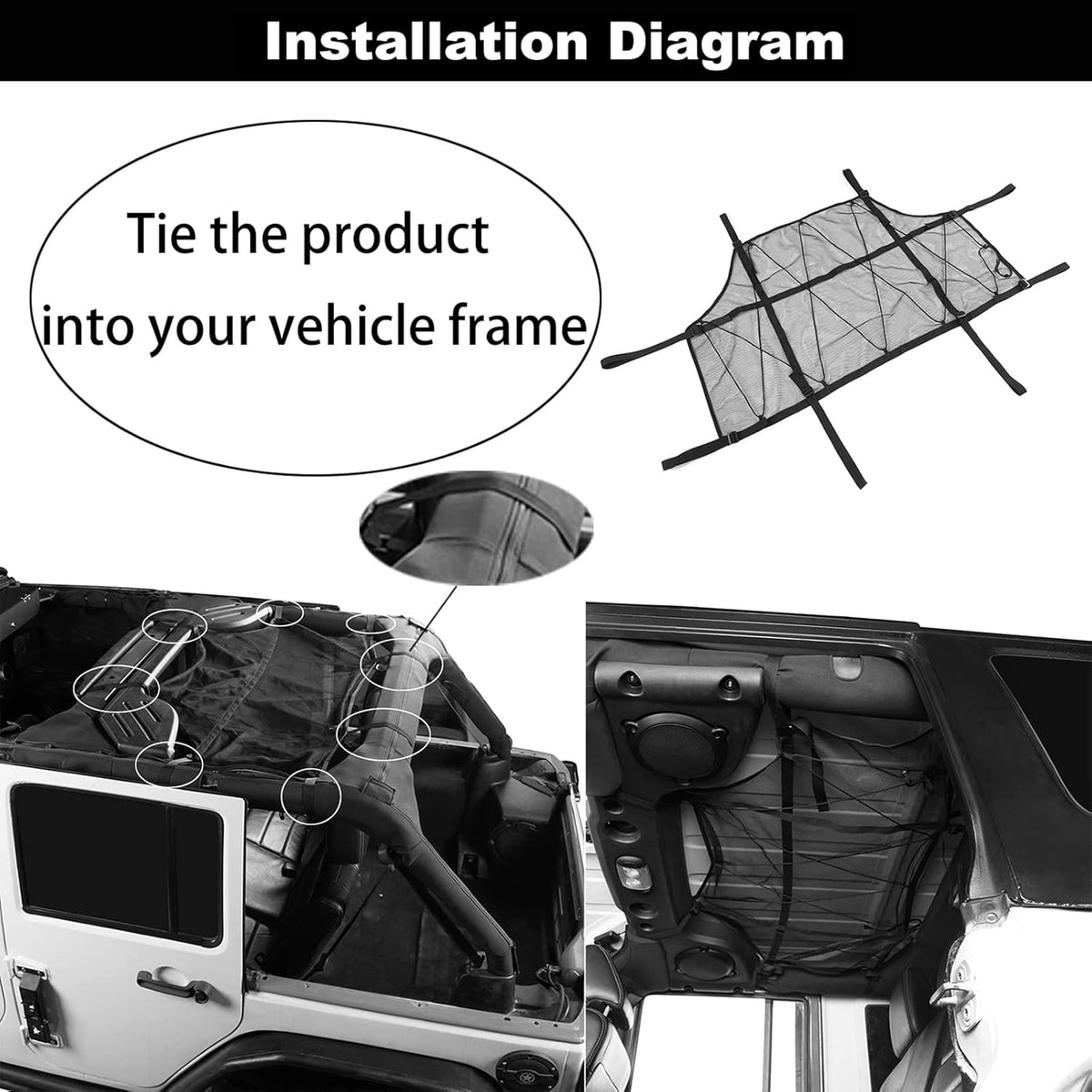 Overhead Storage Cargo Net P983