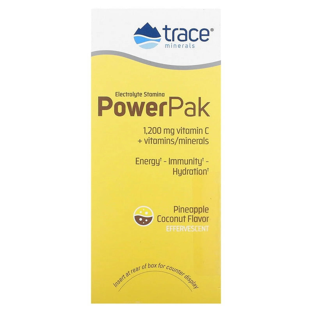 Electrolyte Stamina PowerPak Pineapple Coconut 30 Packets 0.22 oz J555