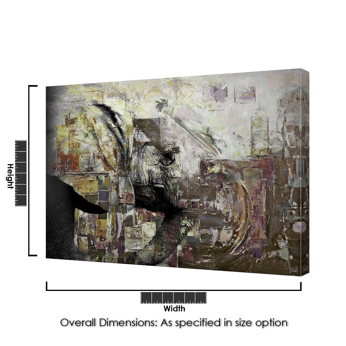 Abstract Animal Canvas Art 40x22 W x 30x22 H G970741