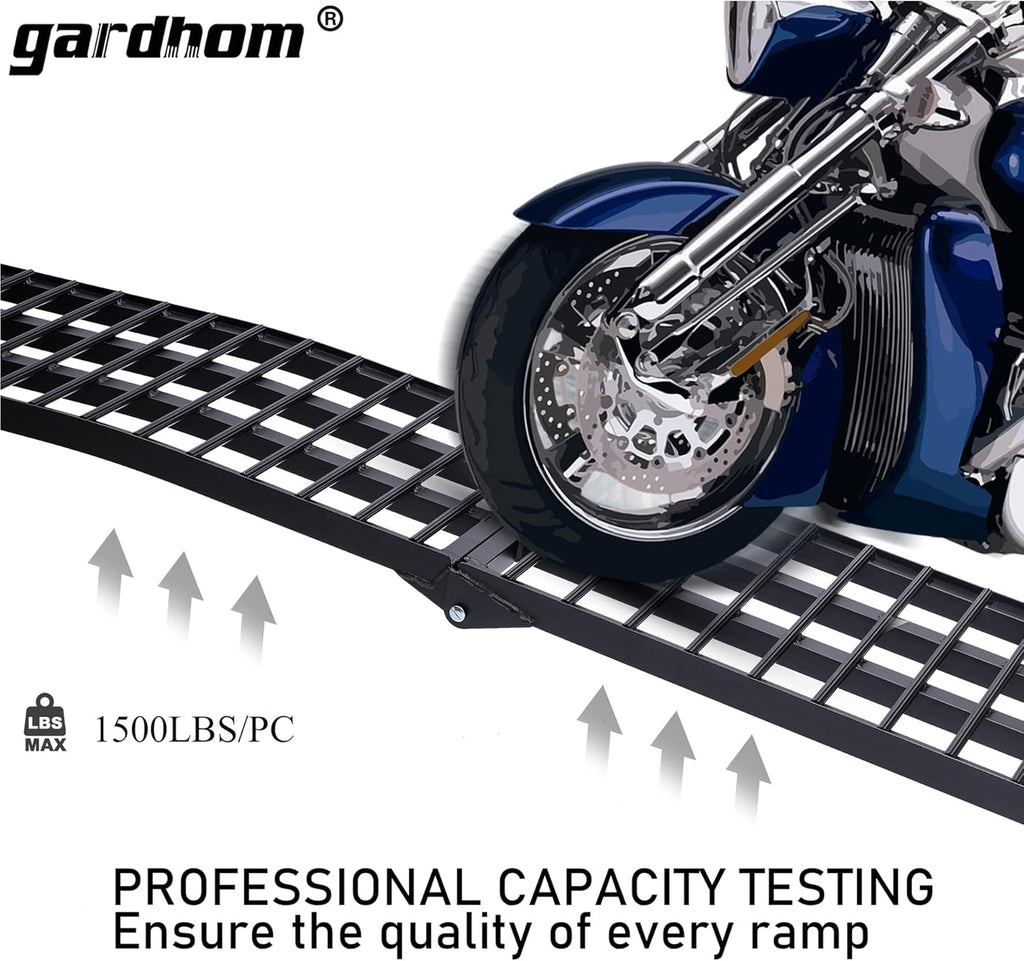 1500 lbs Capacity Aluminum Folding Loading Ramp A294685