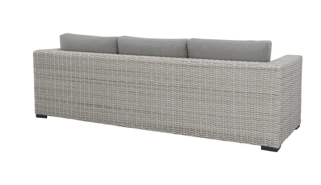HDPE Resin Wicker Outdoor Sofa with Solution-Dyed Acrylic Covers U276
