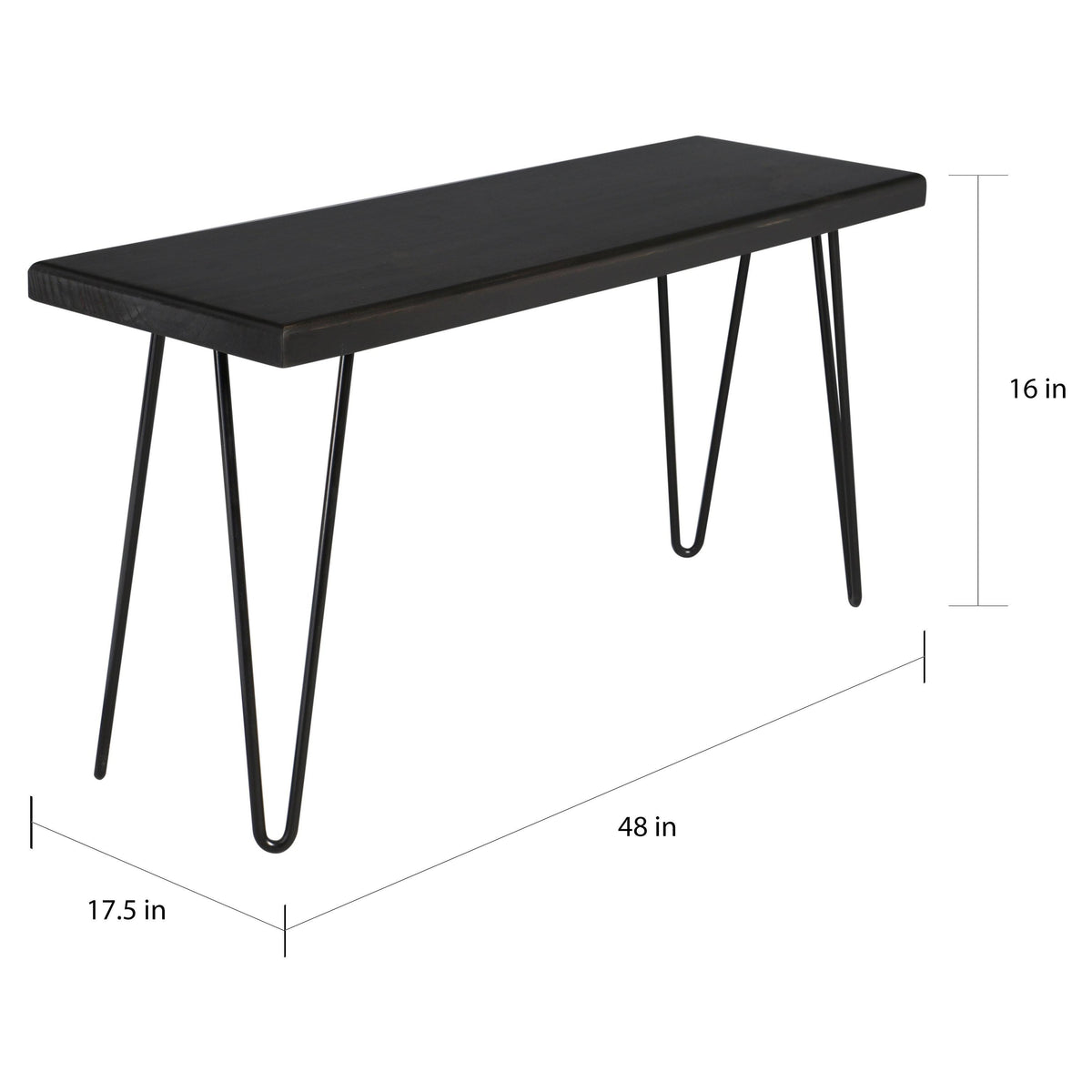 Weathered Gray Wood Bench R20217
