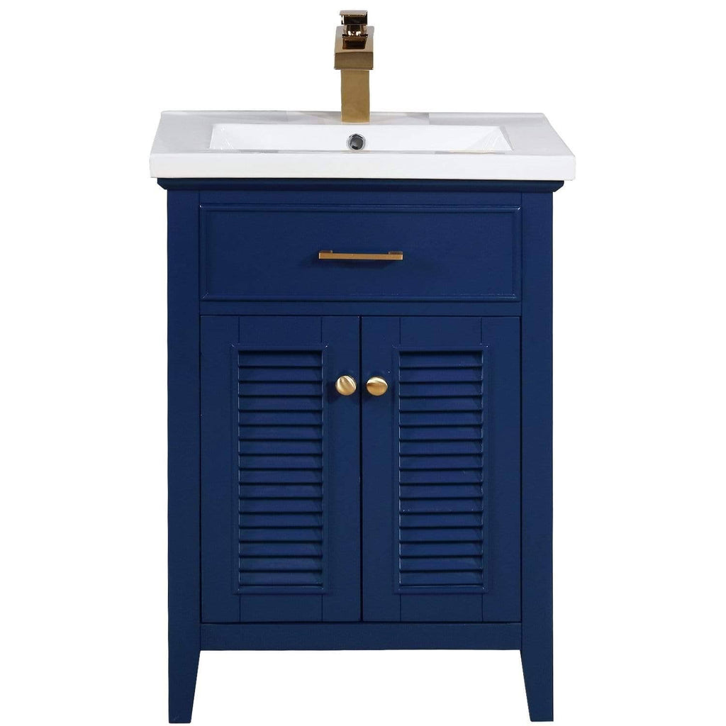 Gray Single Sink Vanity V57631