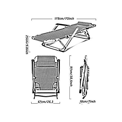 Adjustable Folding Zero Gravity Patio Lounge Chair Q27578