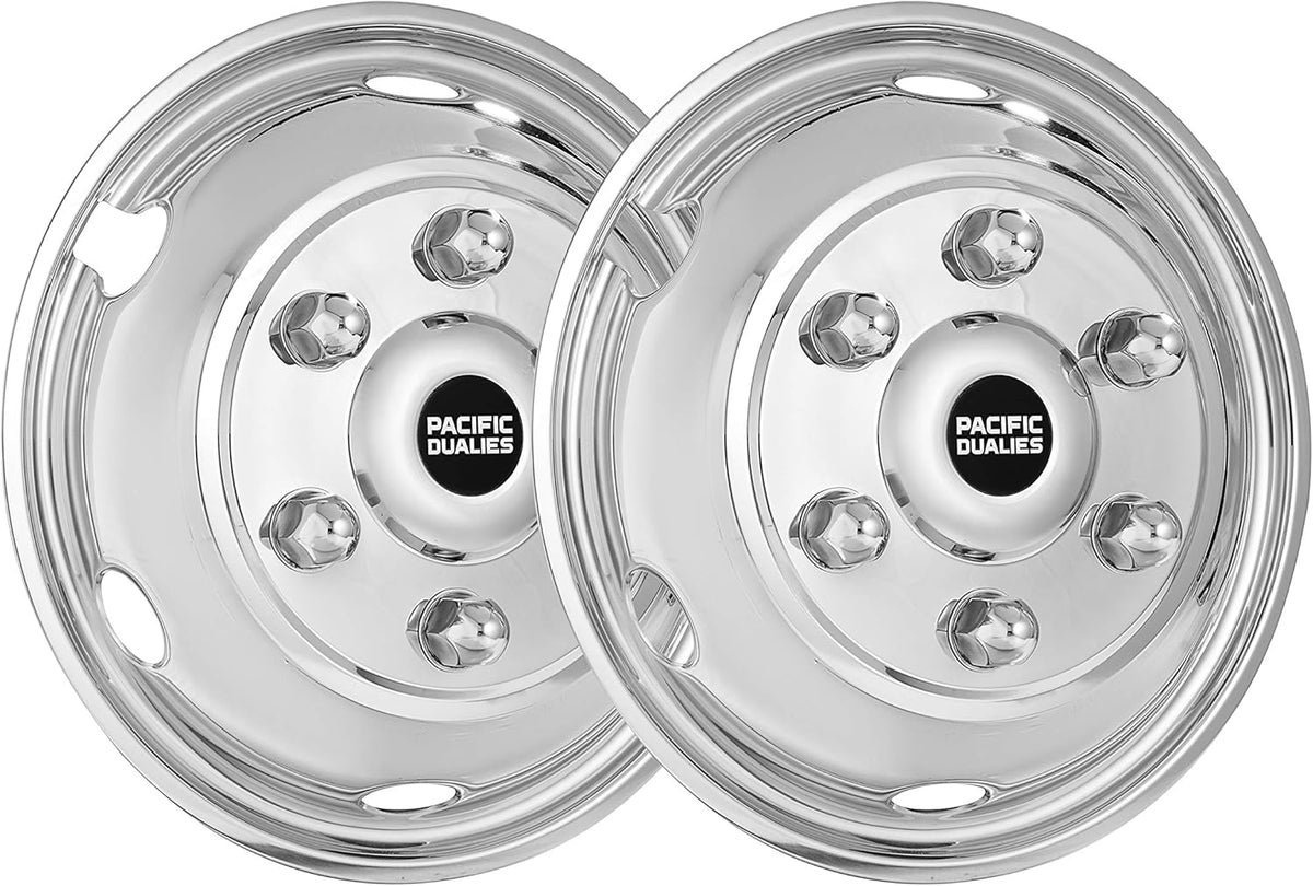 19.5" Stainless Steel Wheel Simulator Rear Tag-Axle Kit O115