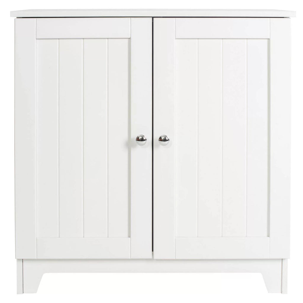 White Double Door Cabinet Q8599
