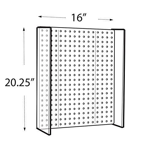 16x22W x 20.25x22H Pegboard Powerwing Display N1935
