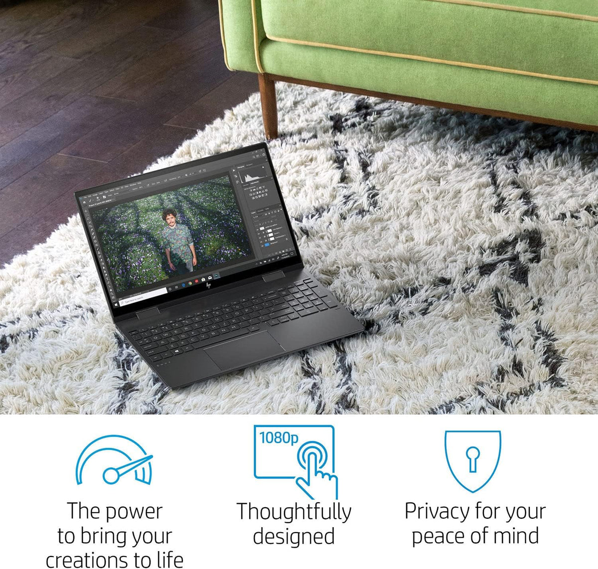 15.6 Full HD Touchscreen 2-in-1 Laptop, AMD Ryzen 5 5500U, 16GB RAM, 512GB SSD, Windows 11 Home K8262