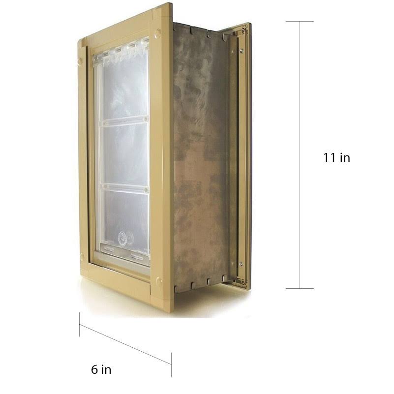 Single Flap Wall Mount Pet Door T872
