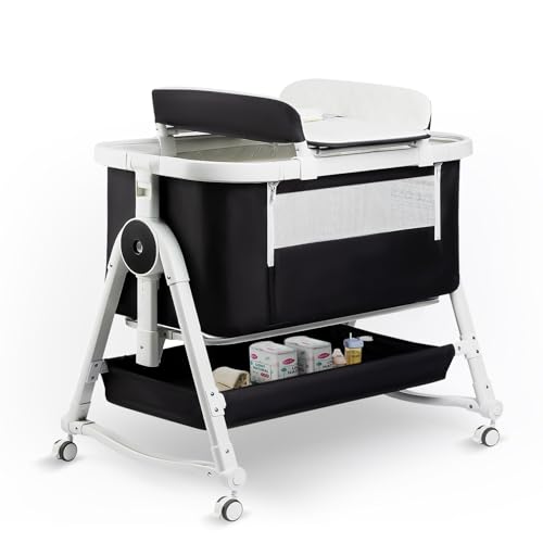 4 in 1 Baby Bassinet with Wheels and Storage Basket G463