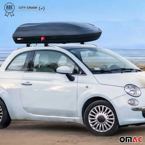 11.3 Cubic Feet Carbon Fiber Textured Car Rooftop Cargo Box V3004