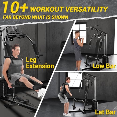 100LBS Weight Stack Multifunctional Home Gym Machine C18536