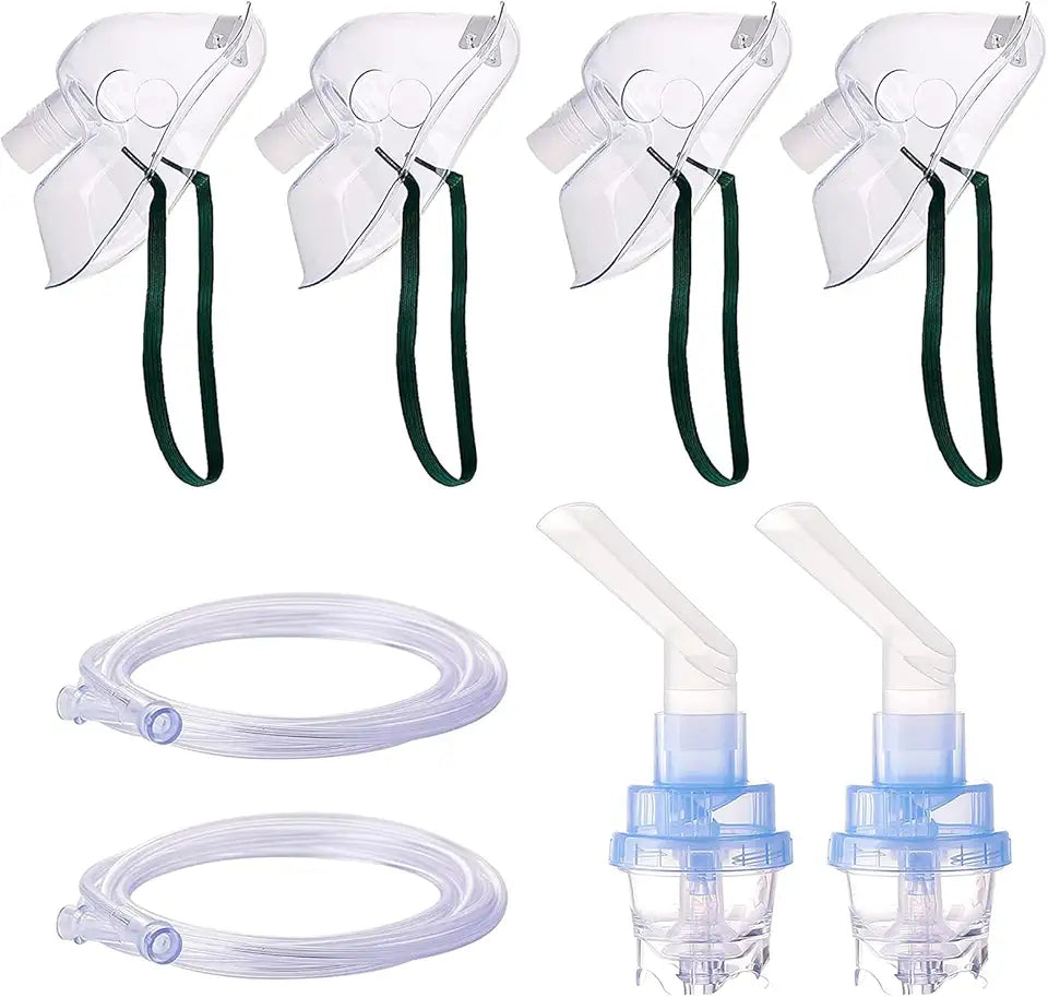 2 Pack Nebulizer Tubing and Mouthpiece Set Y78749