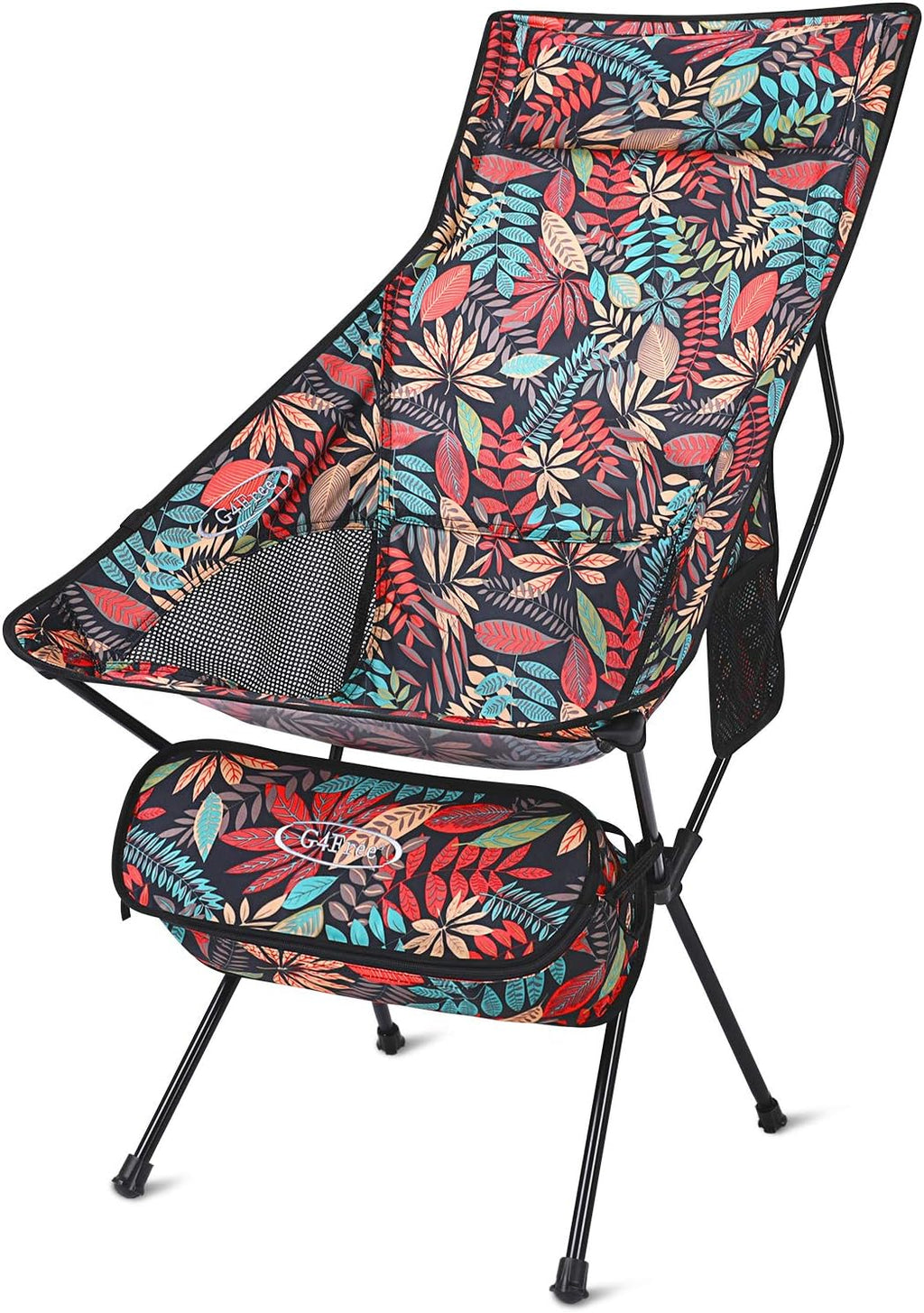 Lightweight Portable High Back Camping Chair with Headrest & Pocket G68516