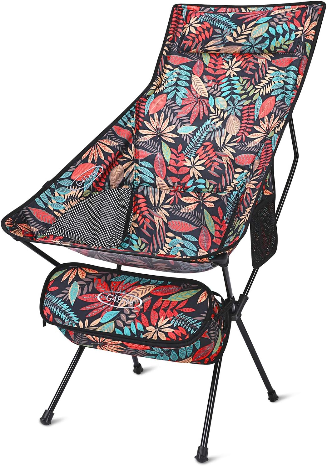Lightweight Portable High Back Camping Chair with Headrest & Pocket G68516