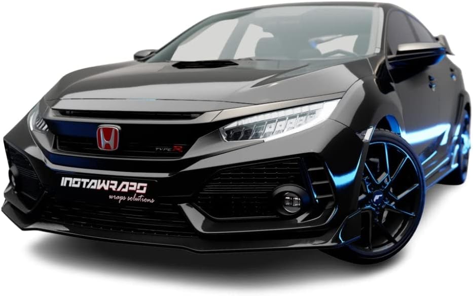 Gloss Black 5ft x 12ft Car Wrap Vinyl Film U581