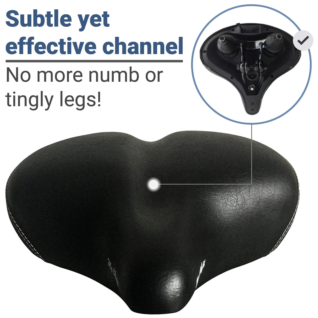Oversized Extra Wide Bike Seat with Foam Padding V44065