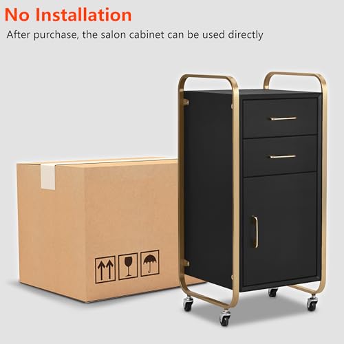 Salon Storage Trolley Cart with Wheels Q34025