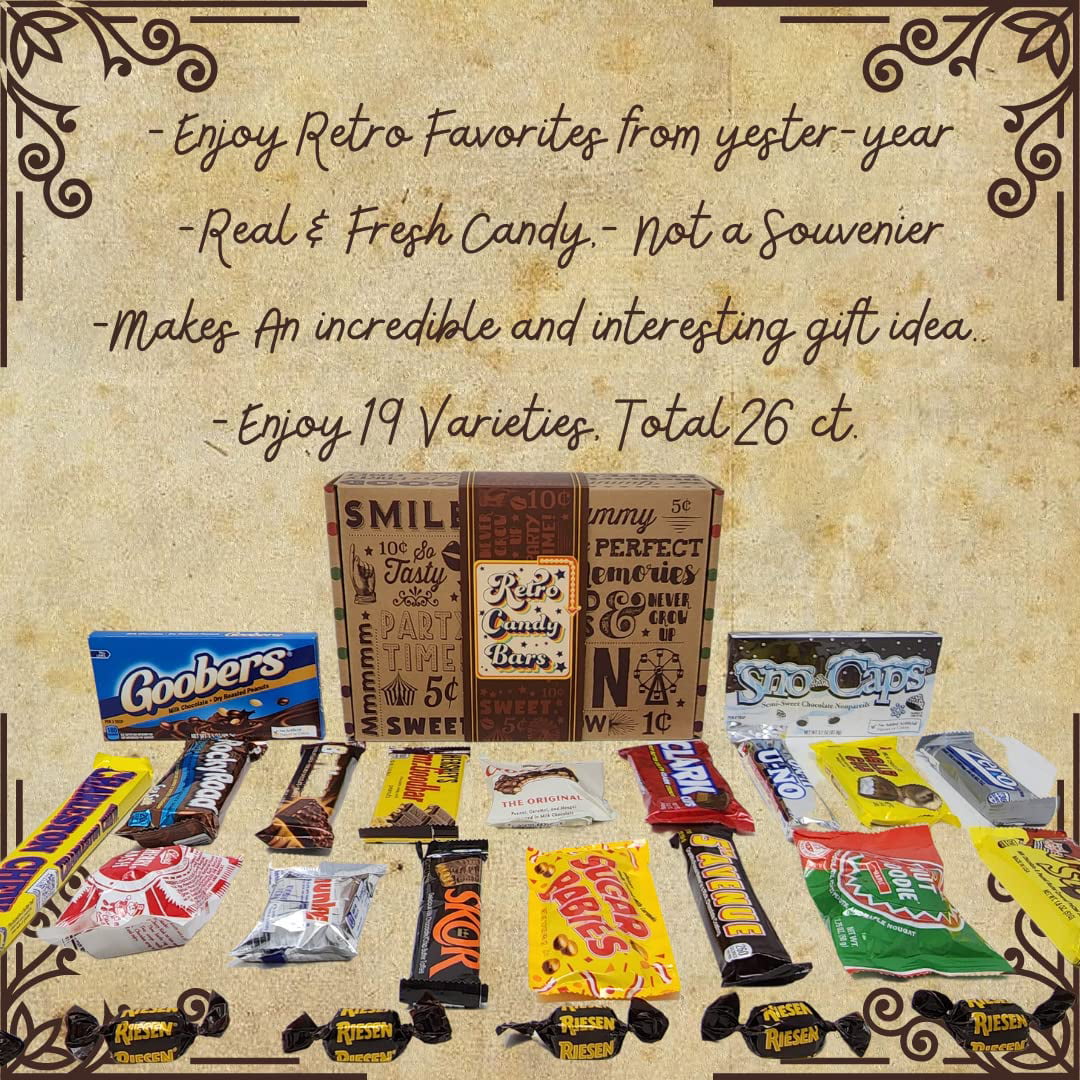 Vintage Retro Candy Bars Assortment E96349