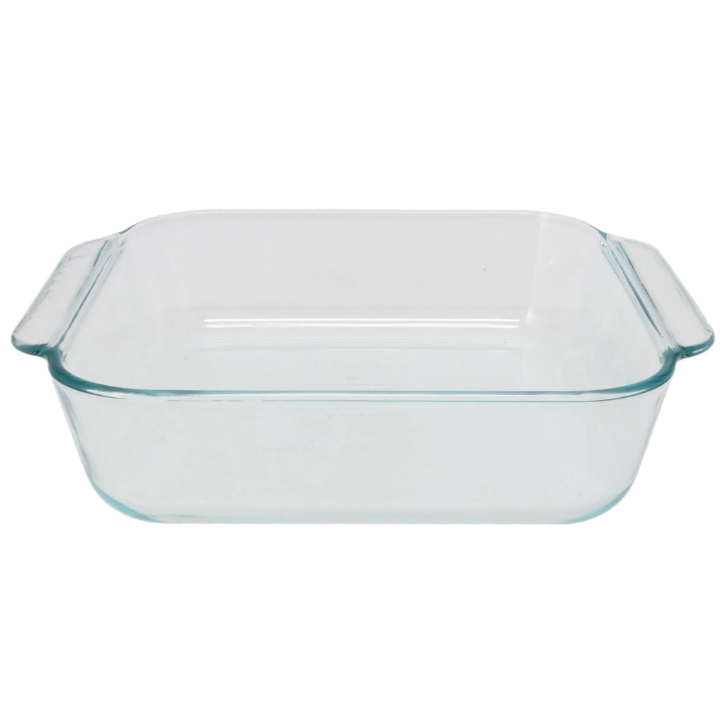 2-Quart Square Clear Glass Casserole Baking Dish V9056
