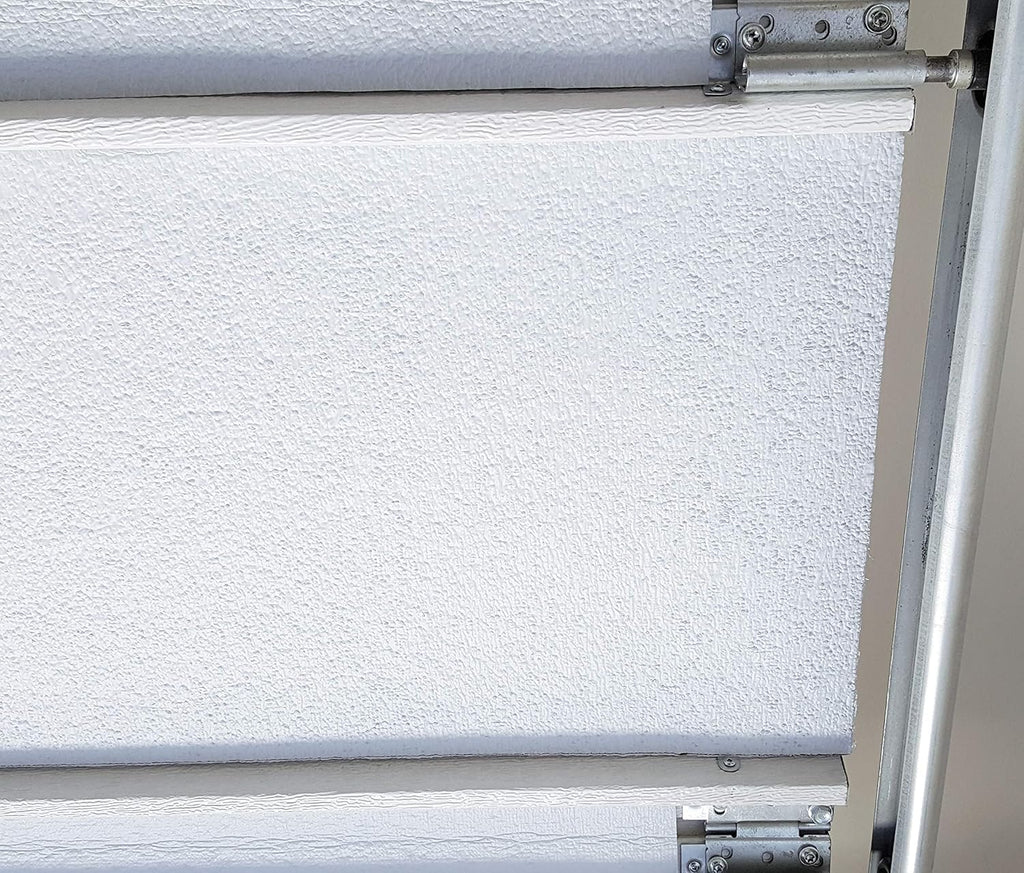 White Reflective Foam Core 2 Car Garage Door Insulation Kit 18FT Wide 6 Panel G905712