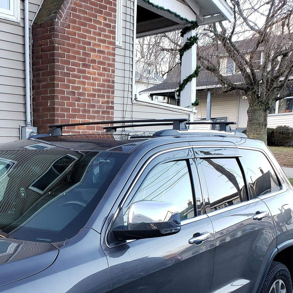 Black Roof Top Cross Bars Rack Cargo Carrier H638
