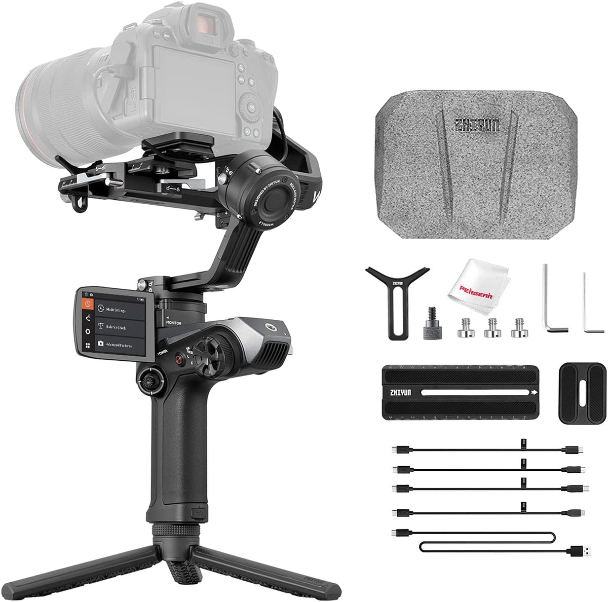 3-Axis Gimbal Stabilizer for DSLR & Mirrorless Cameras B3084