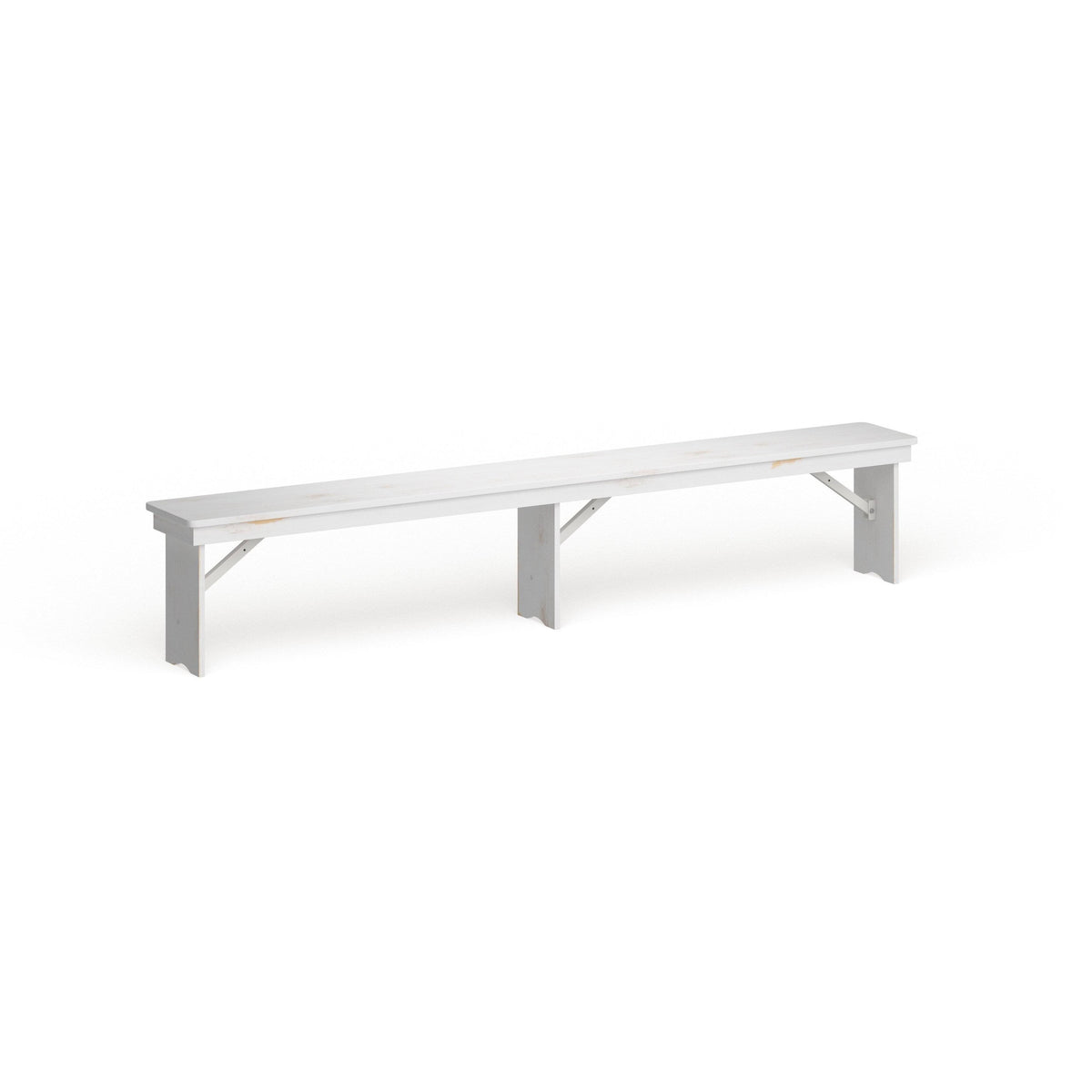 Solid Pine Folding Farm Bench Z521634