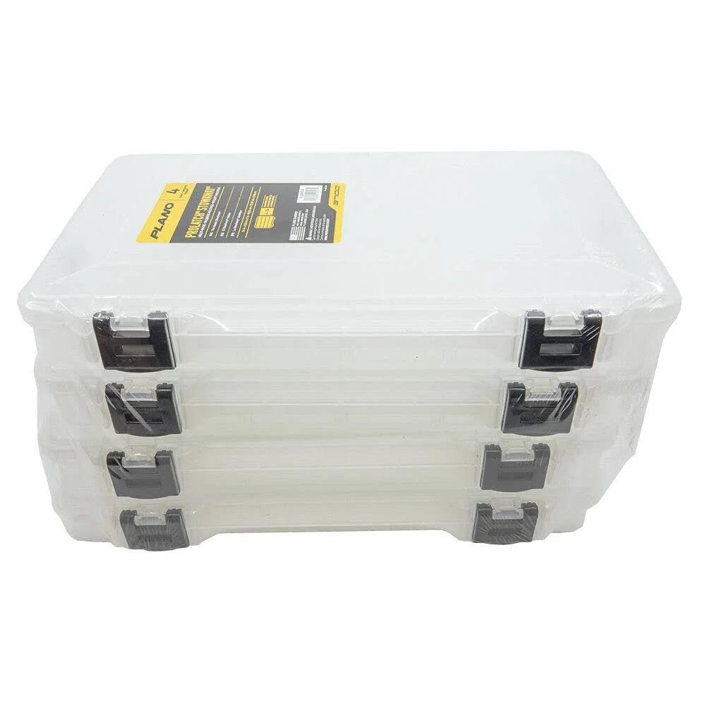 Set of 4 Plastic Fishing Tackle Utility Box M507